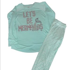 Justice pajamas size 10 EUC